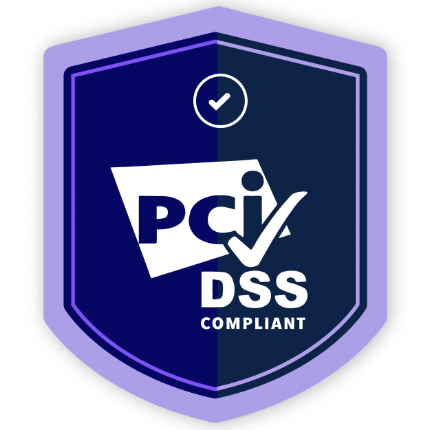 PCI DSS Compliant badge